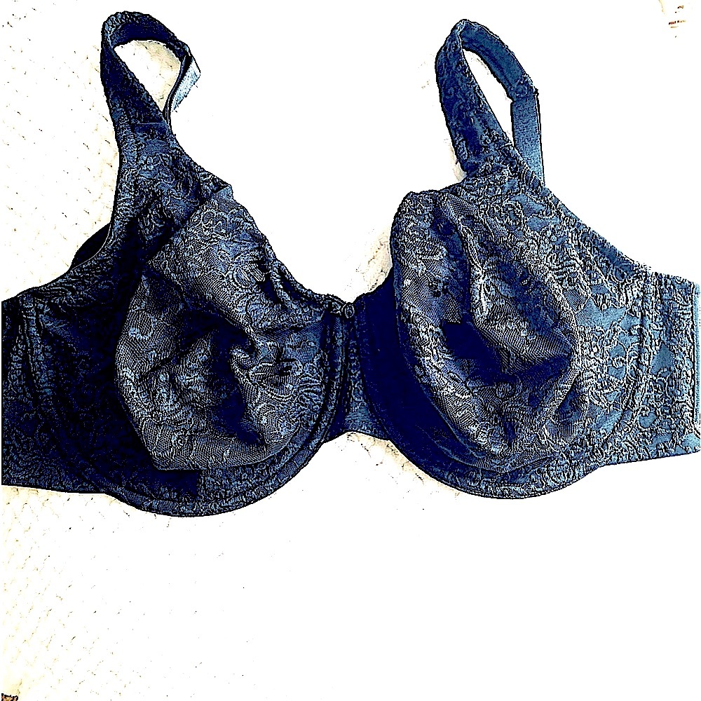 Cacique Black Lace Bra 46DD